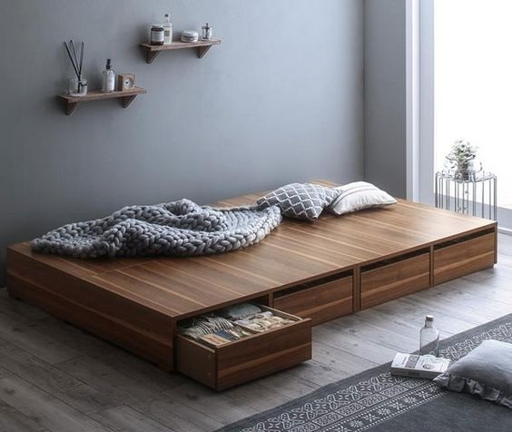 giường gỗ công nghiệp đẹp