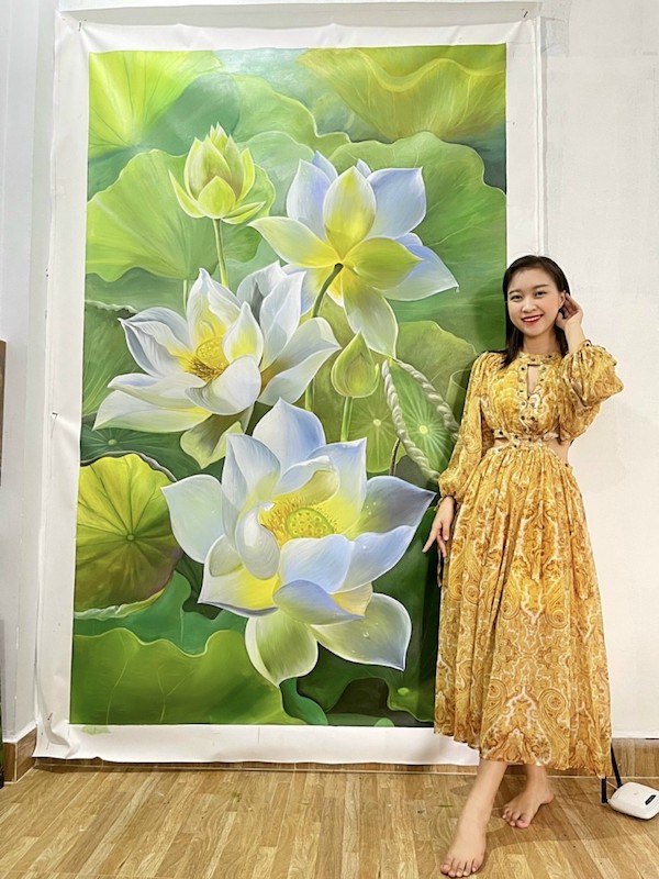 ve tranh tuong 3d hoa 69260 vẽ tranh tường Hải Phòng
