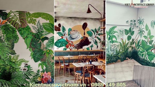 ve tranh tuong dep 623590db9309c8646478c0cc ve tranh tuong quan cafe vẽ tranh tường Nha Trang